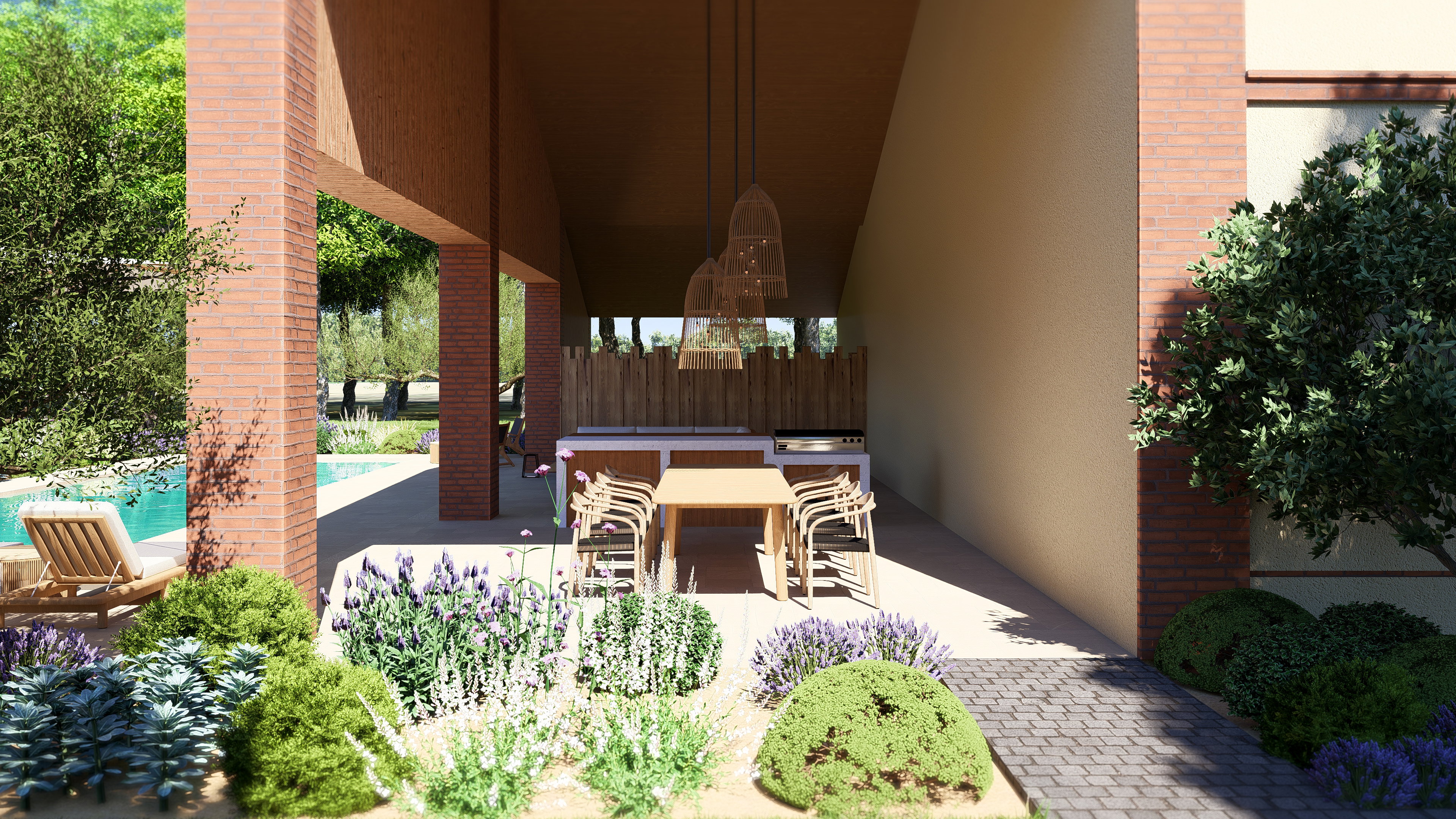 An intimate setting close to the city