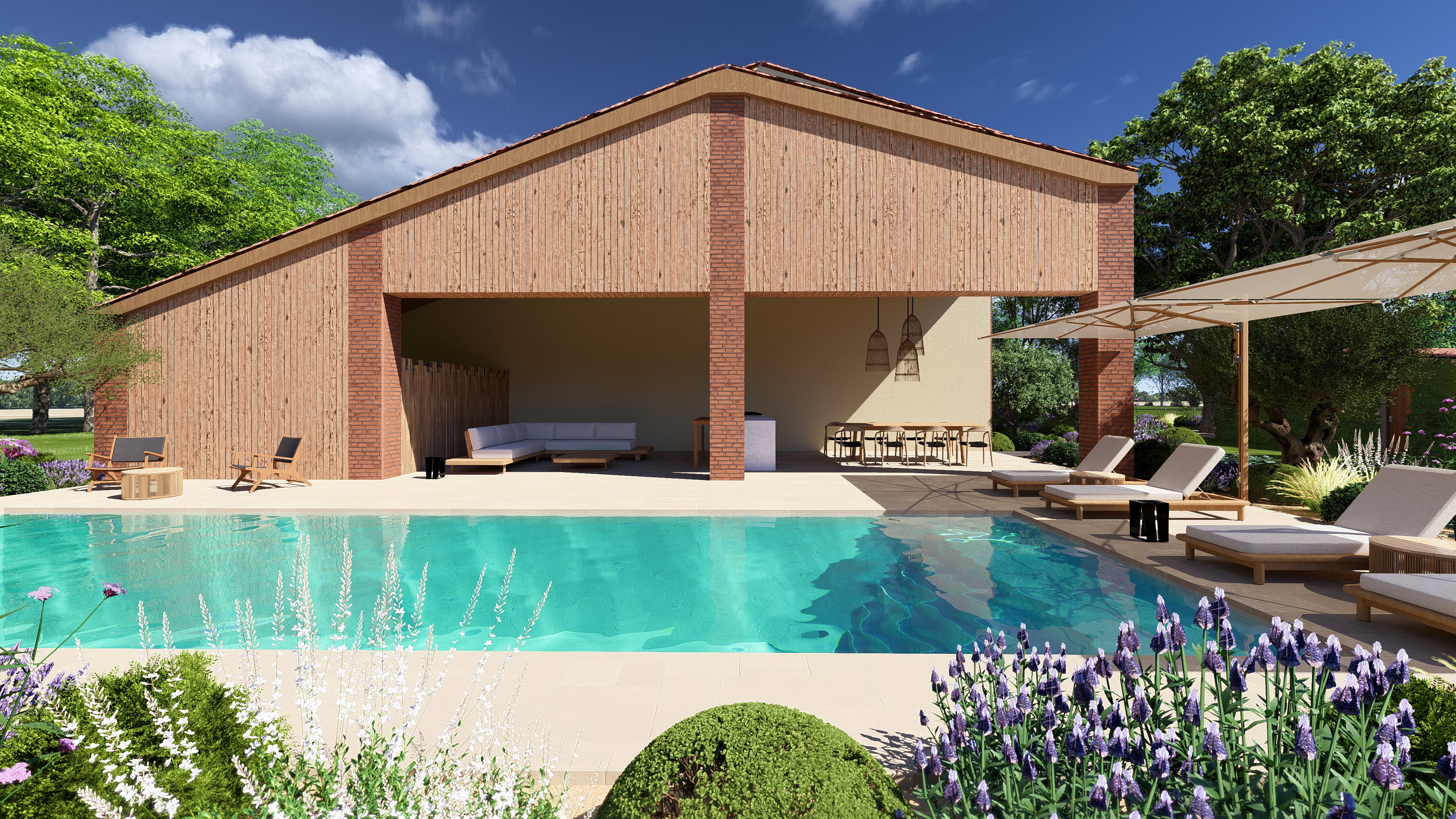 An intimate setting close to the city