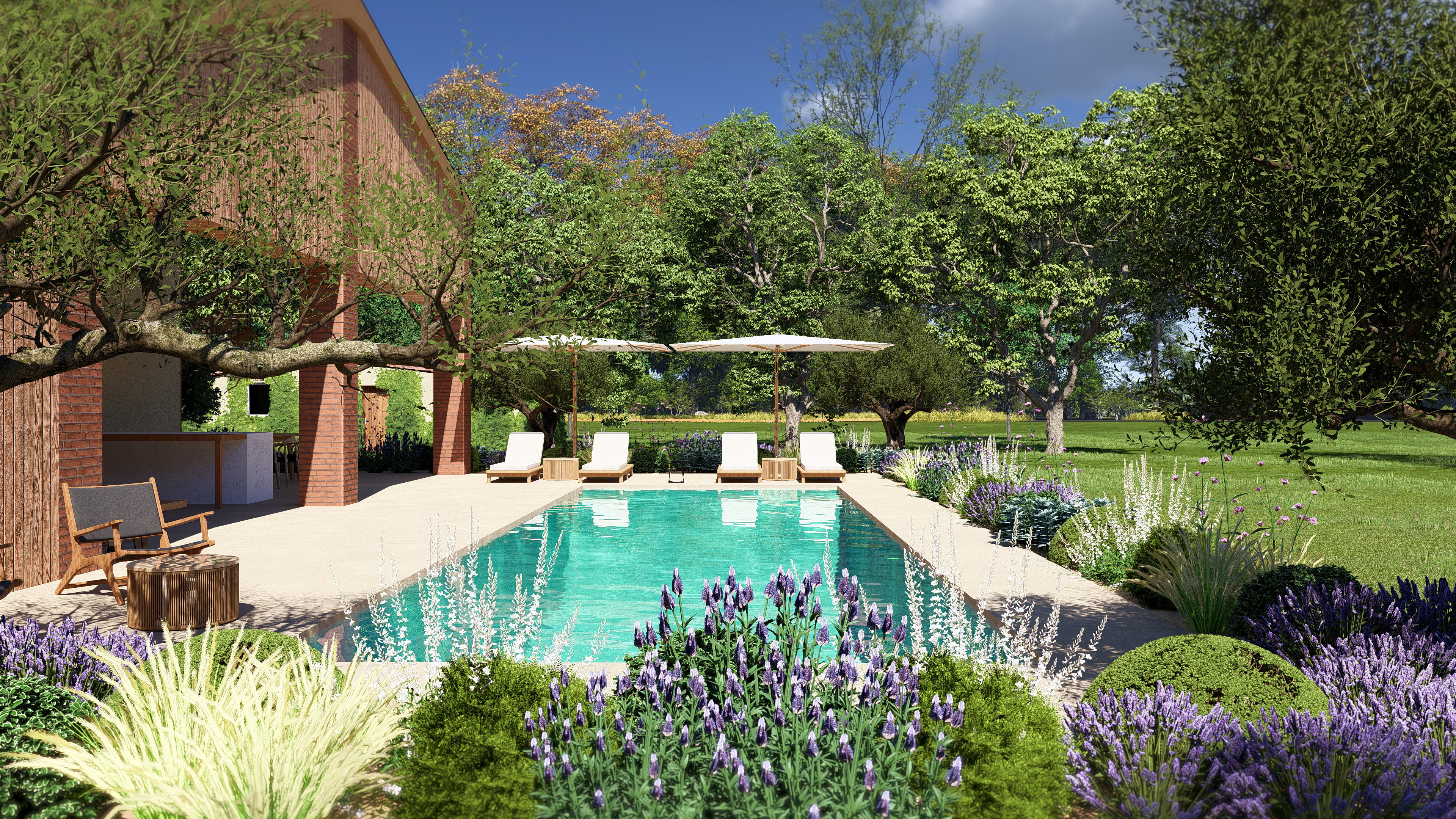 An intimate setting close to the city