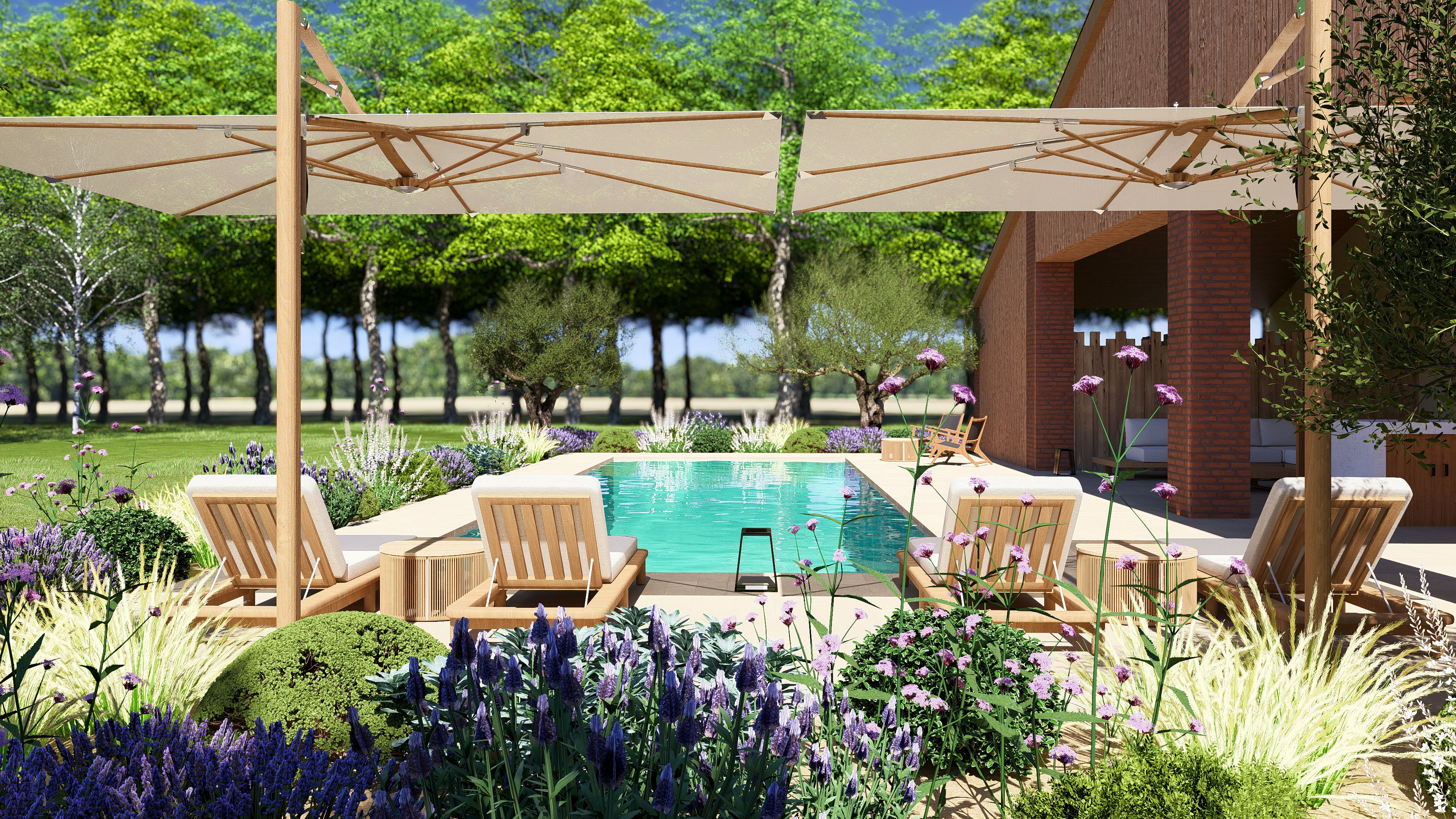 An intimate setting close to the city