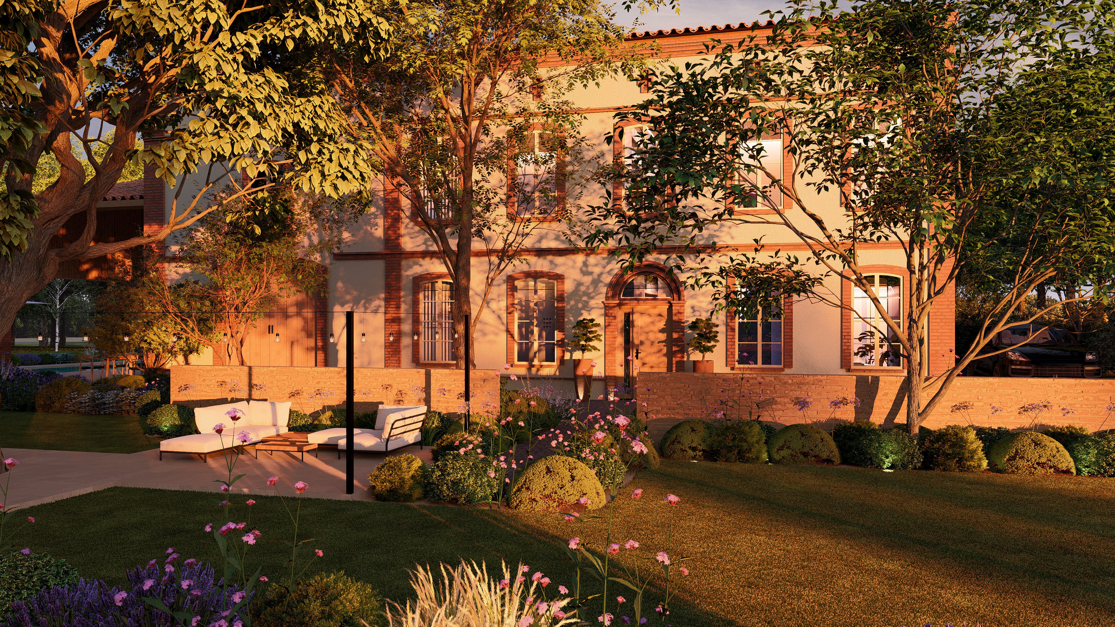 An intimate setting close to the city