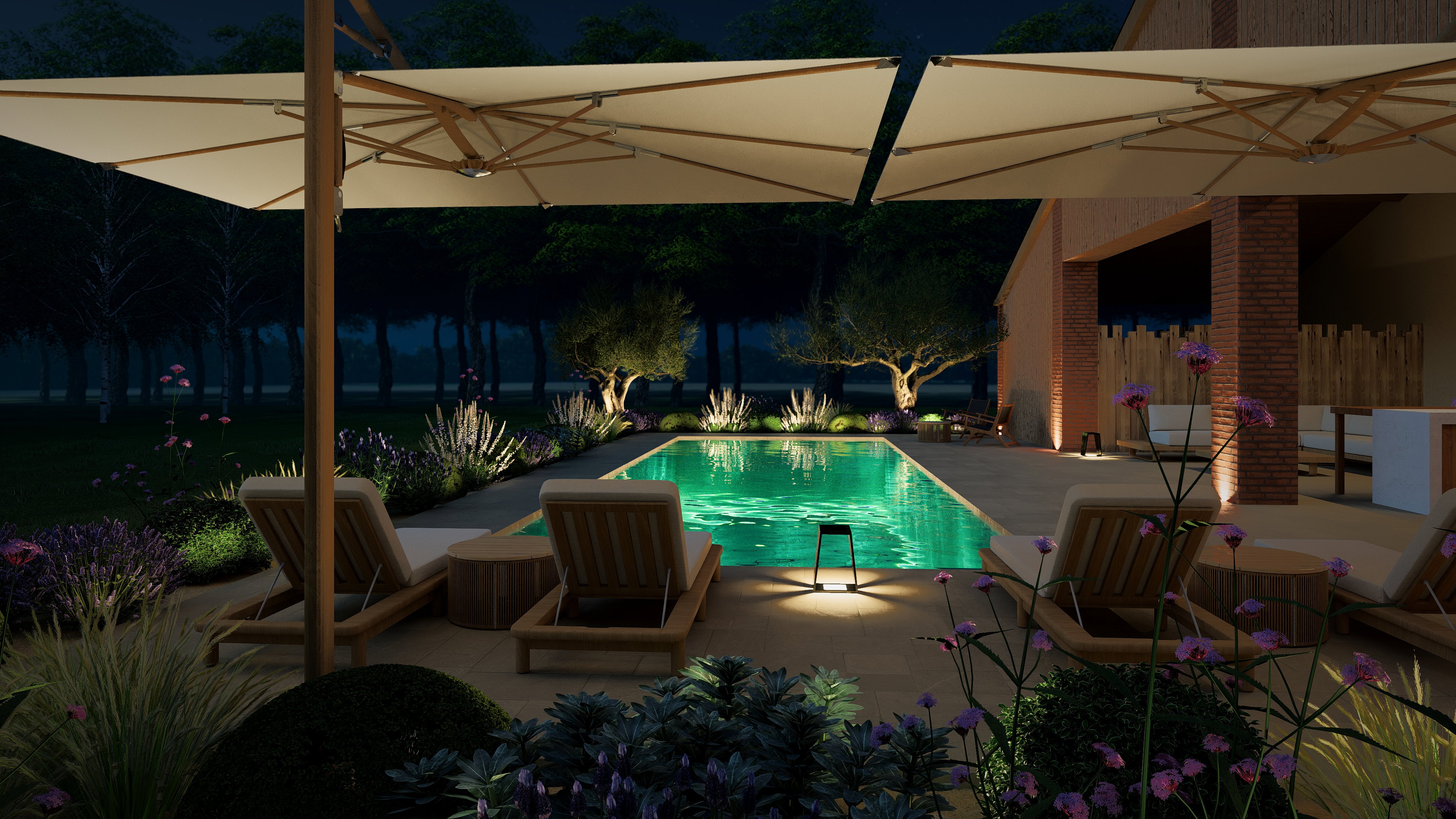 An intimate setting close to the city