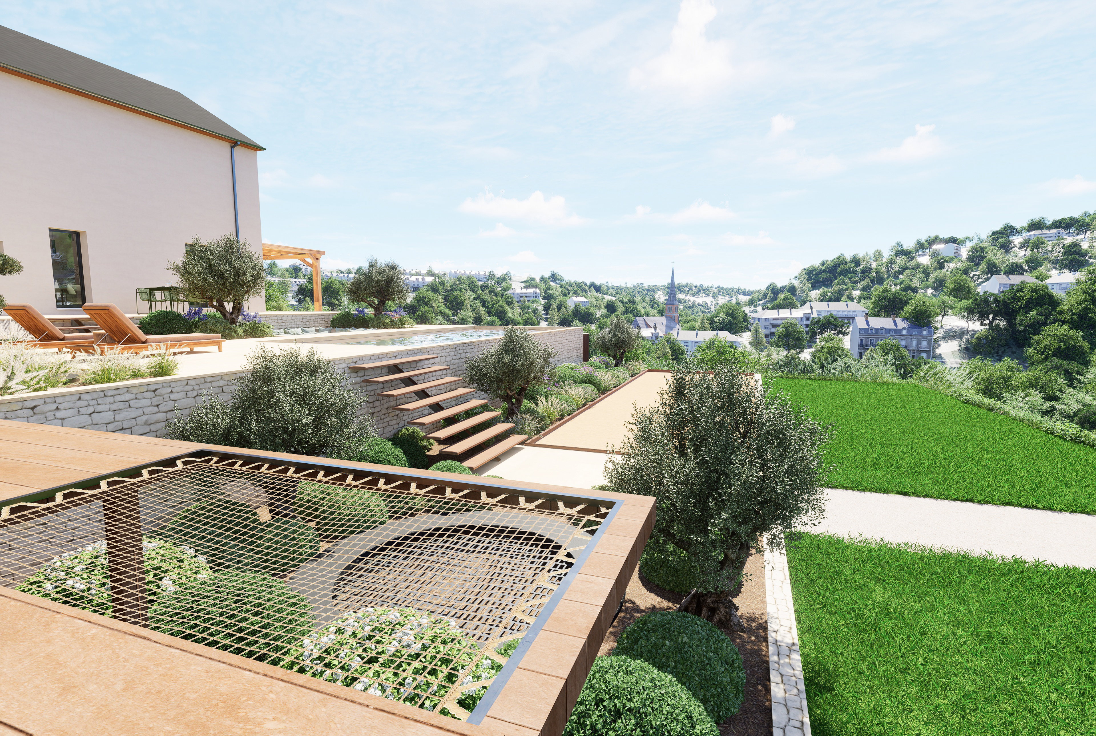 Une vue imprenable sur Rodez