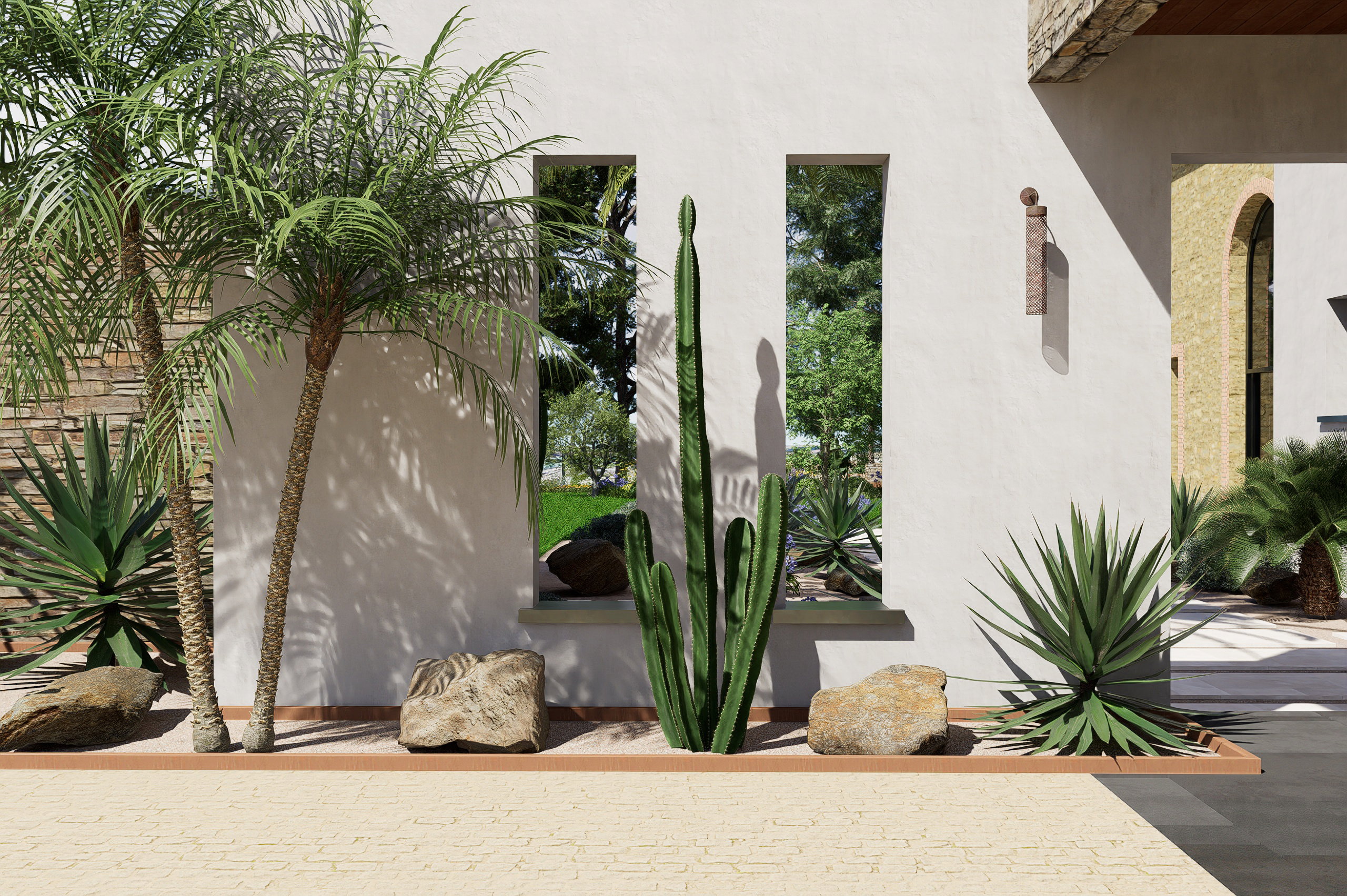 Jardin Balinais et Californien