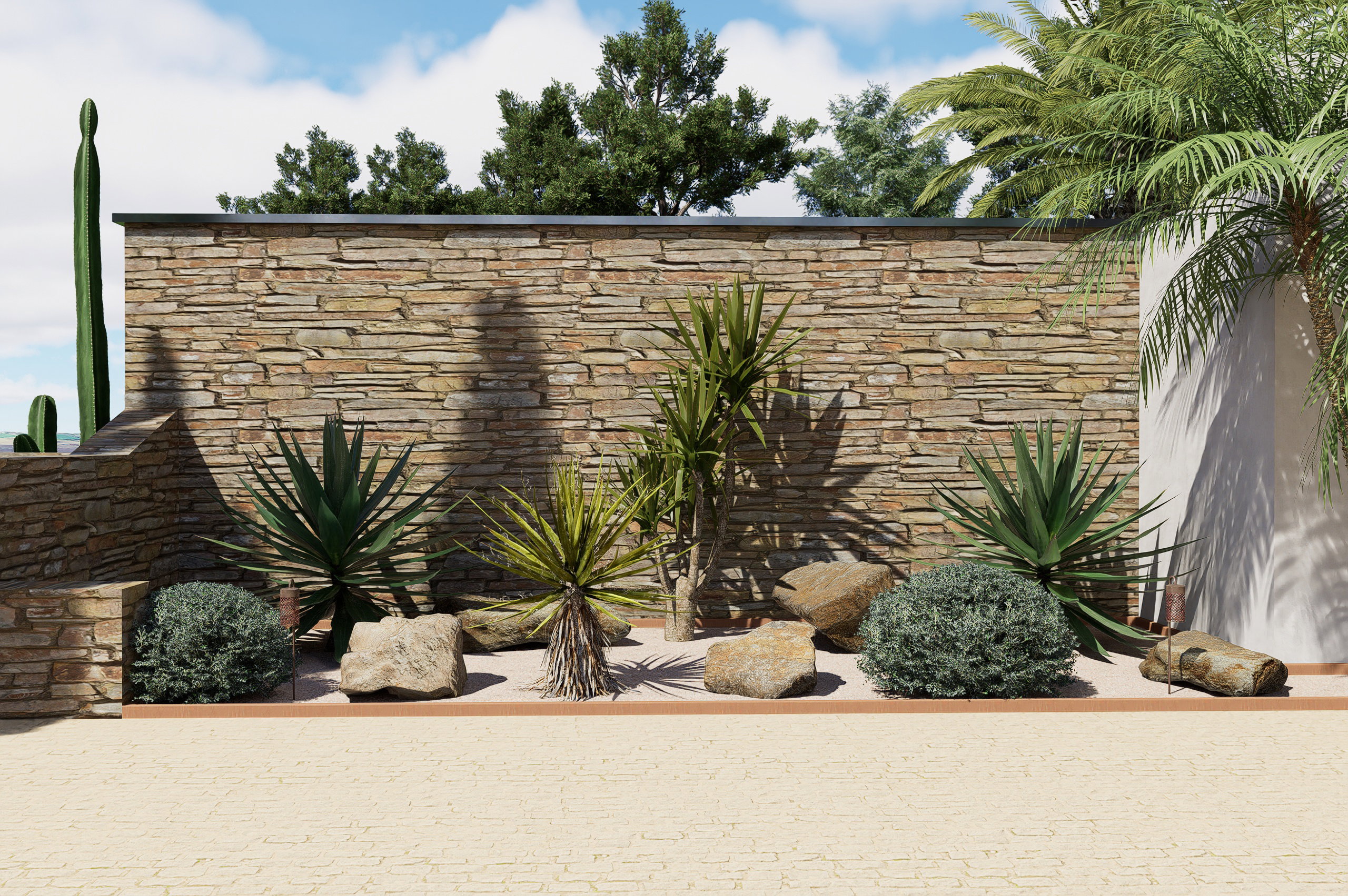 Jardin Balinais et Californien