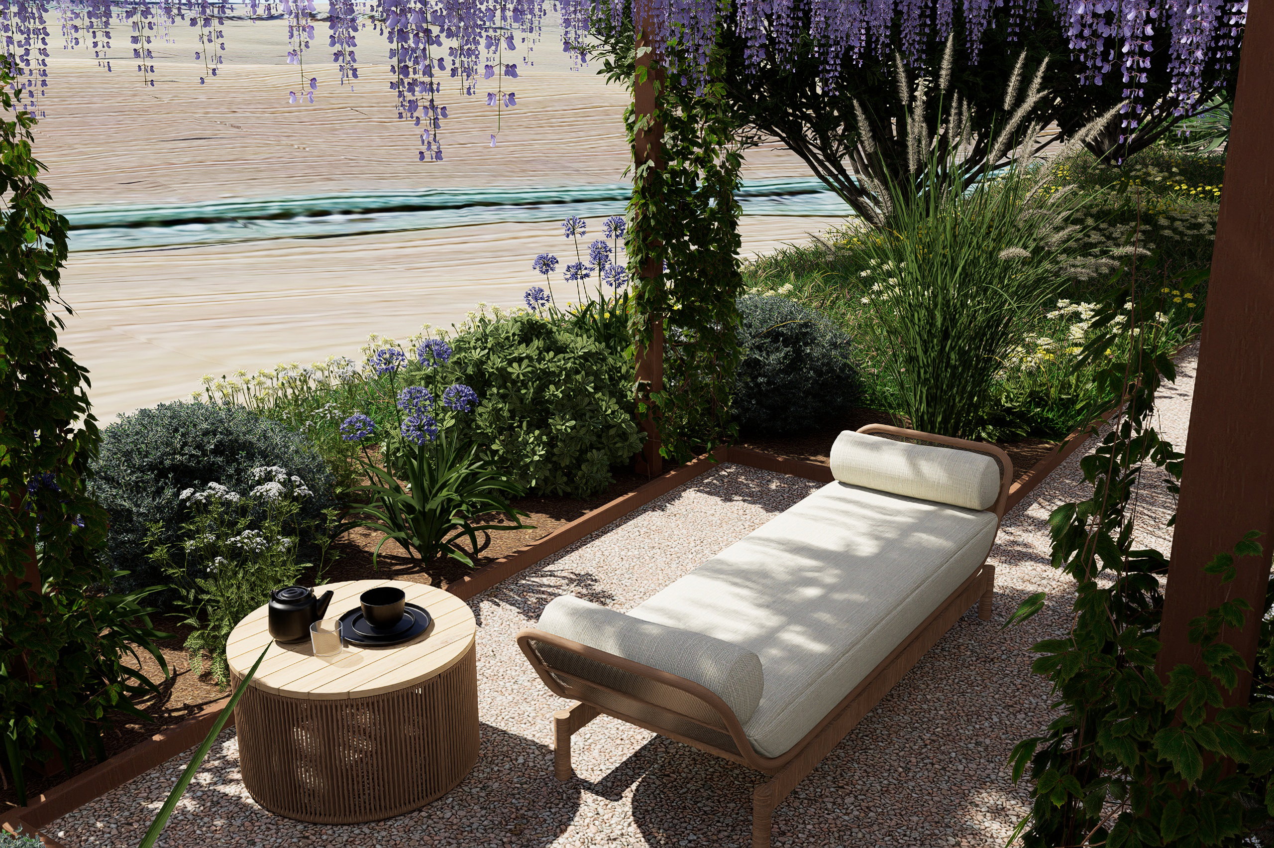 Jardin Balinais et Californien