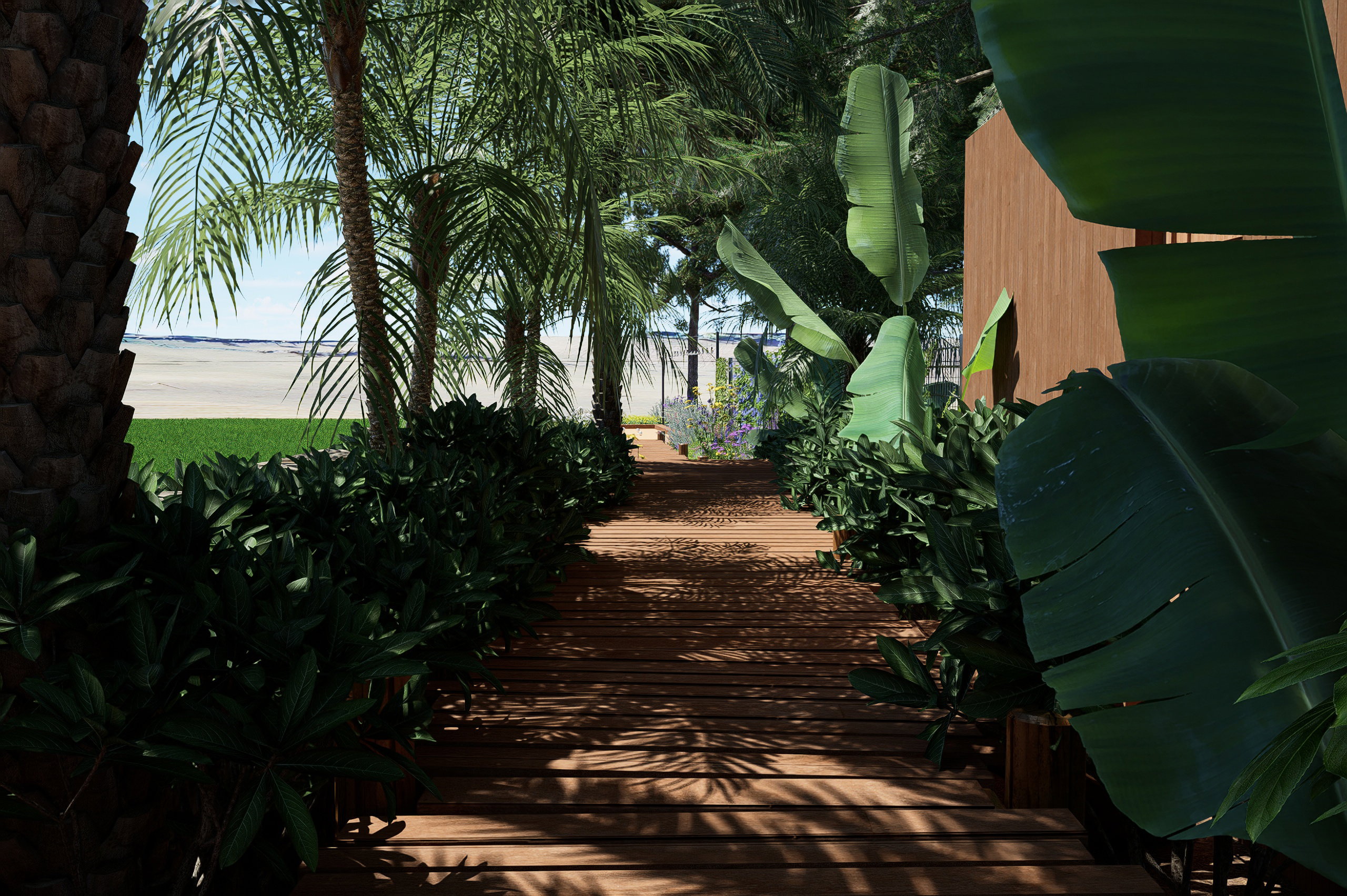 Jardin Balinais et Californien