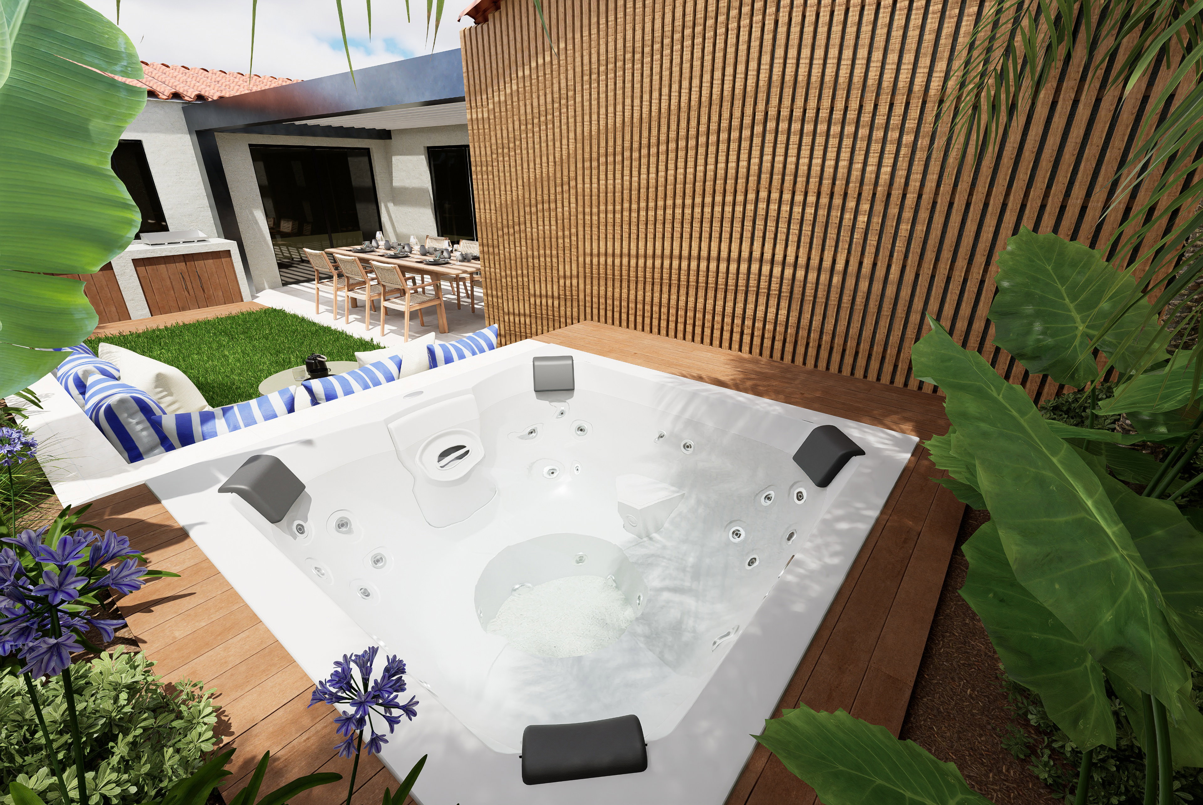 Optimisation d'un jardin enclavé 