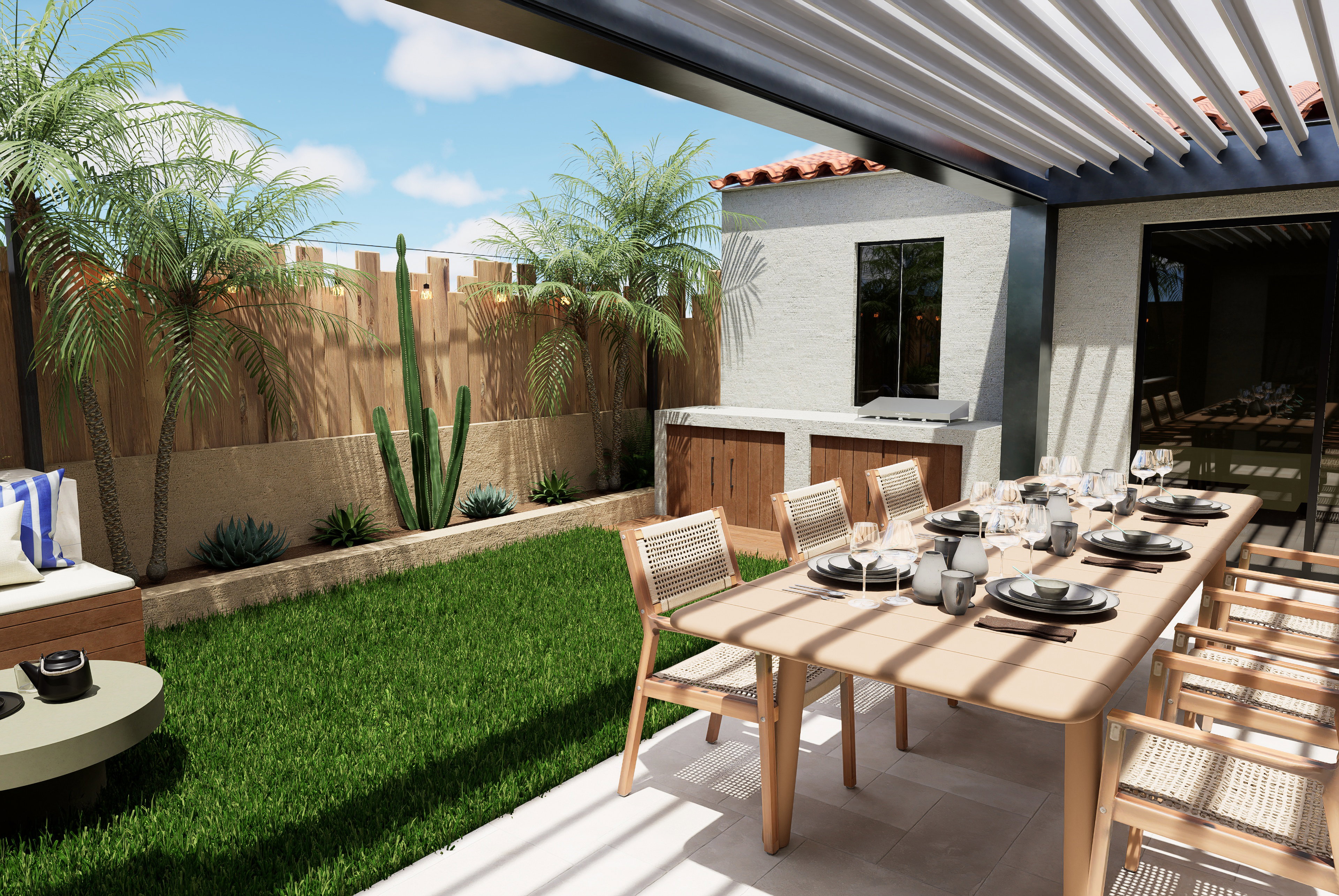 Optimisation d'un jardin enclavé 