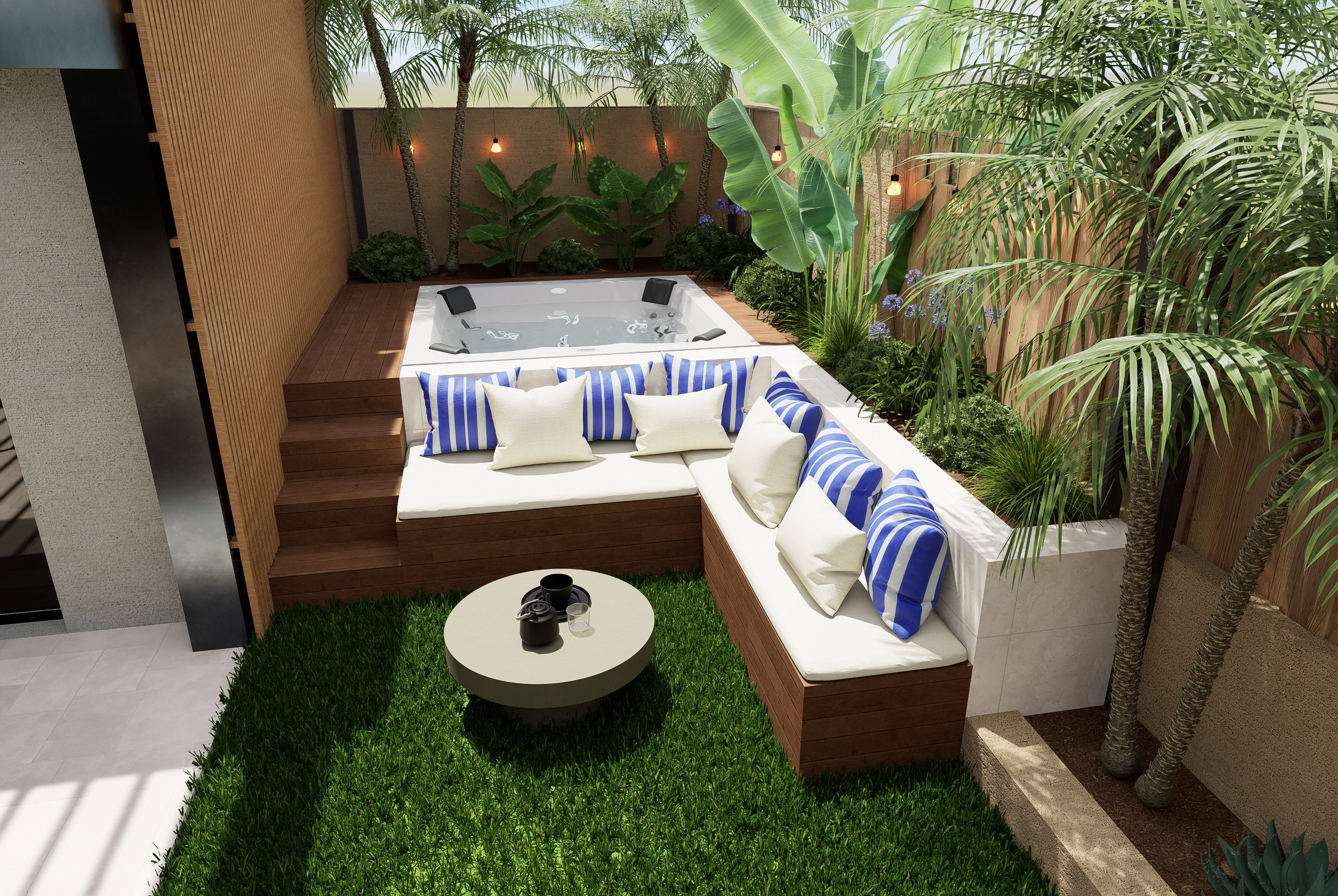 Optimisation d'un jardin enclavé 