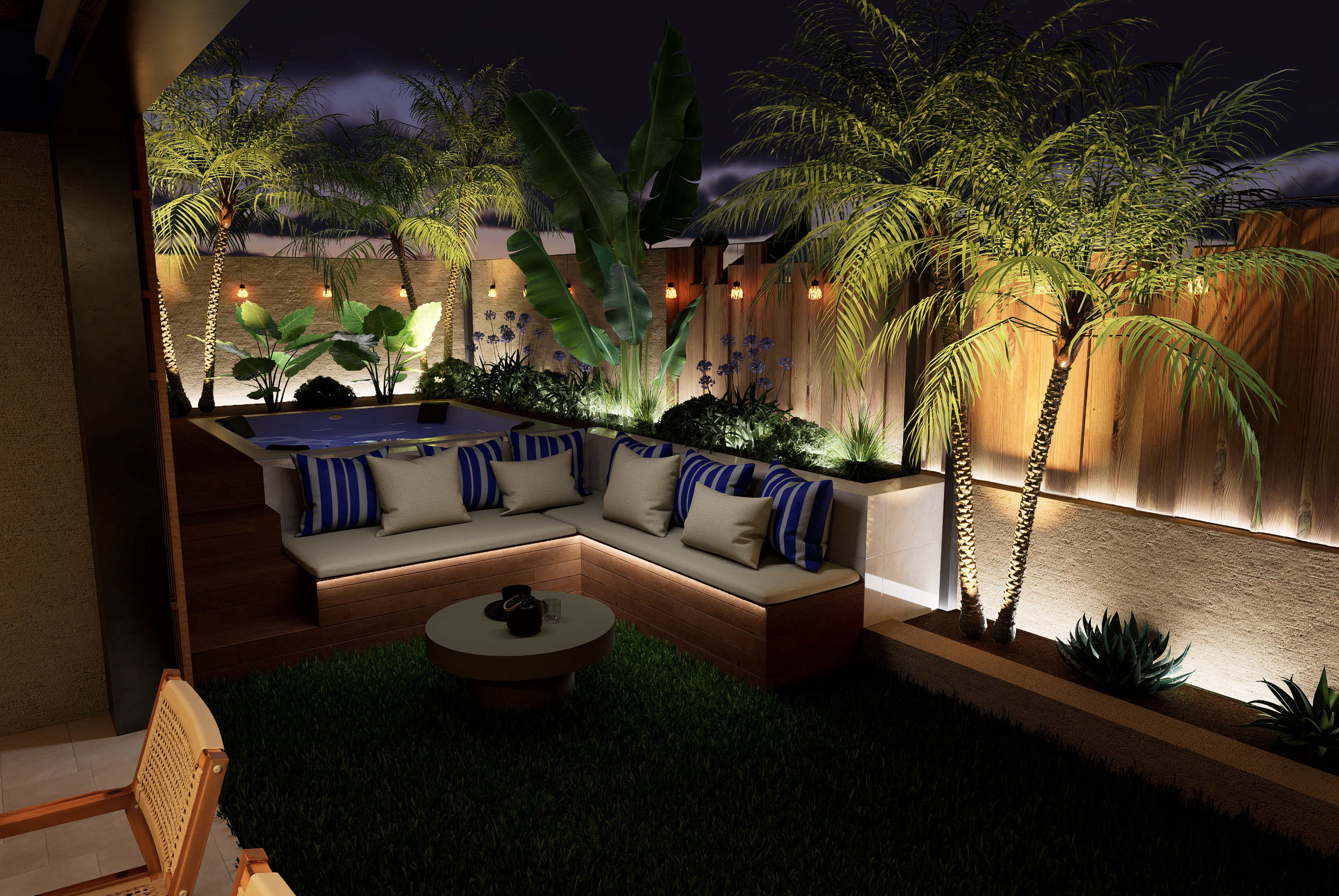 Optimisation d'un jardin enclavé 