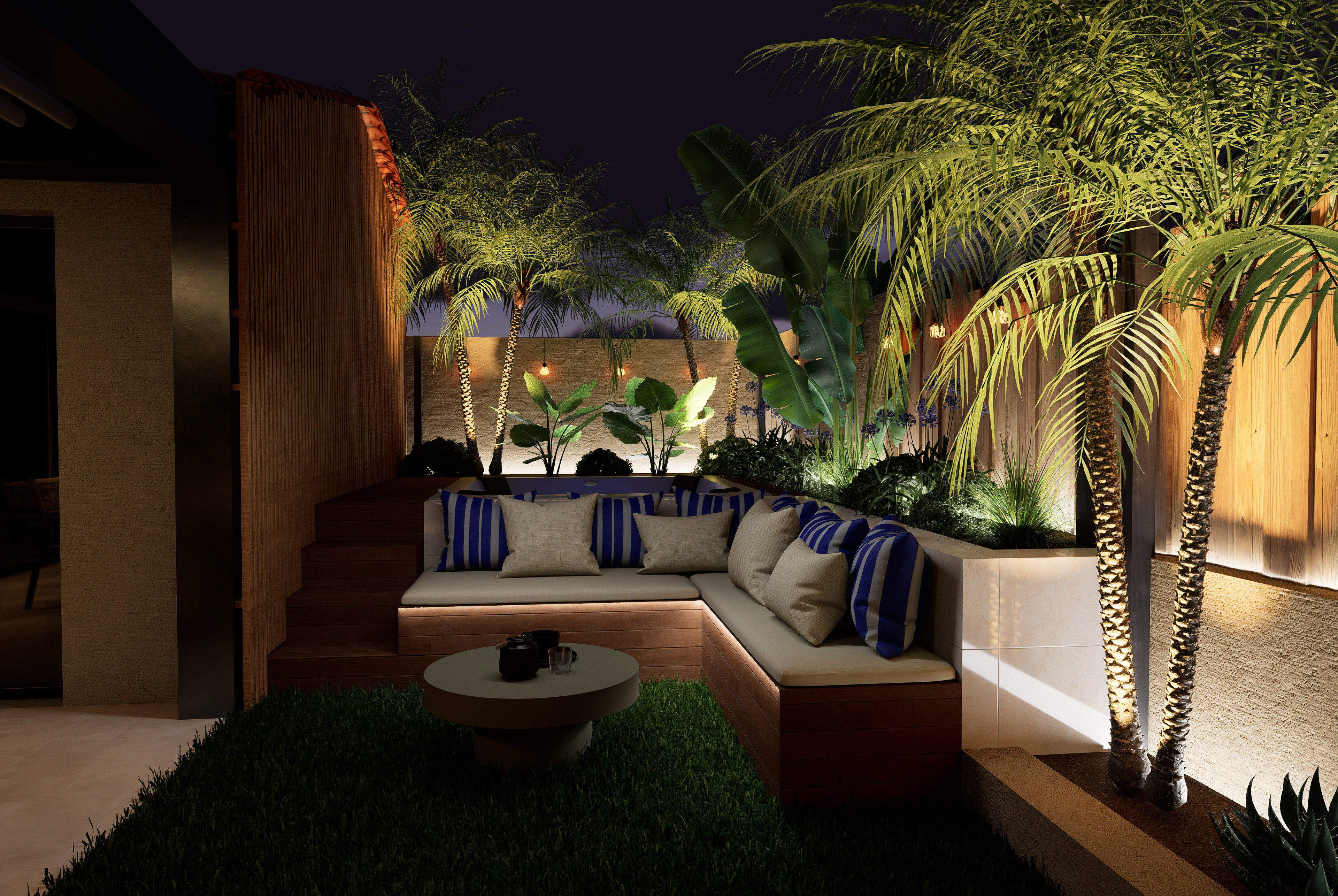 Optimisation d'un jardin enclavé 