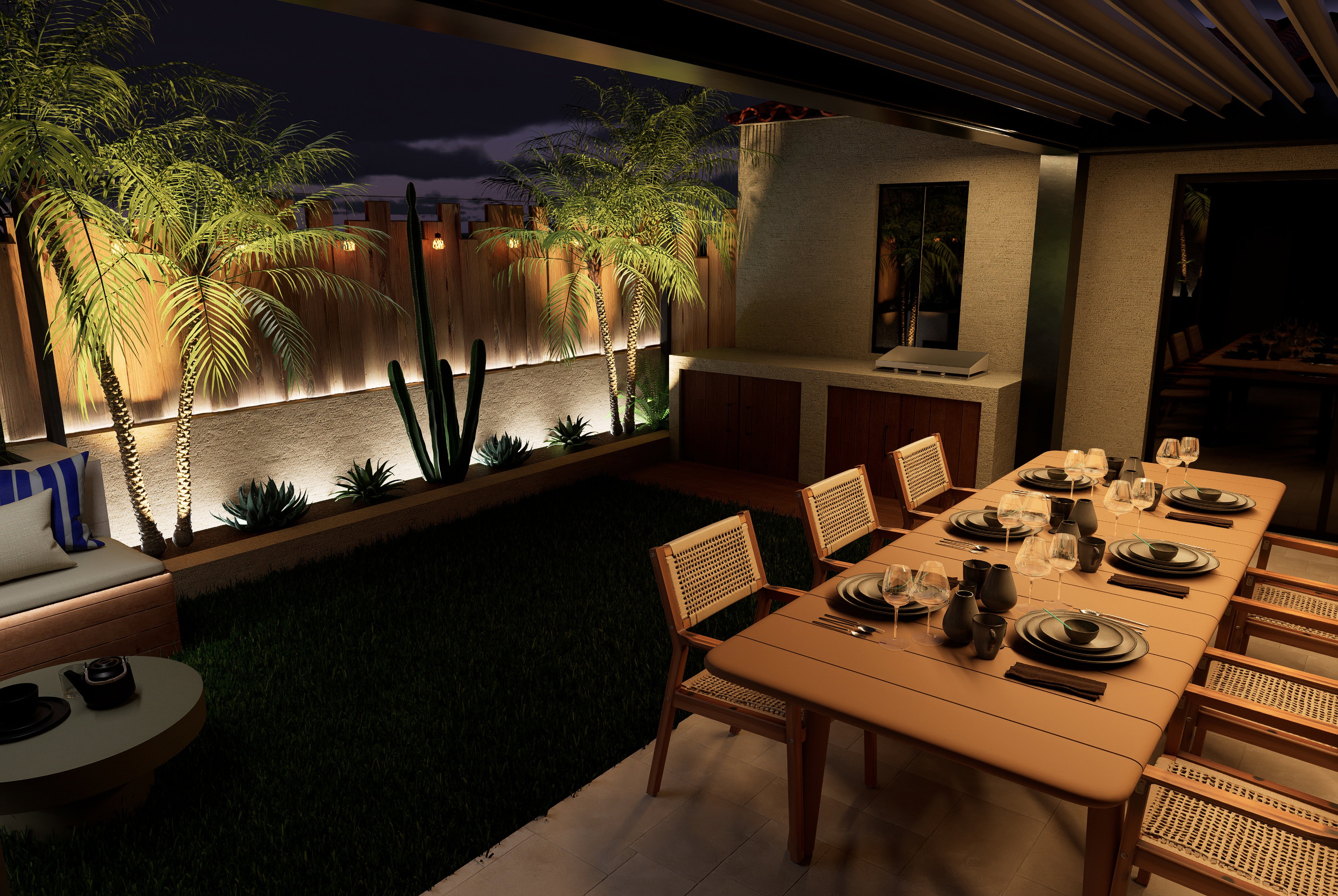 Optimisation d'un jardin enclavé 