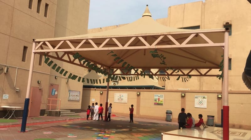 مظلات قماش بي في سي تفصيل في ابها