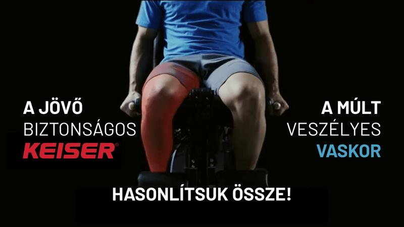 A súlyzós edzések már a múlt, a KEISER levegőellenállás a jövő thumbnail