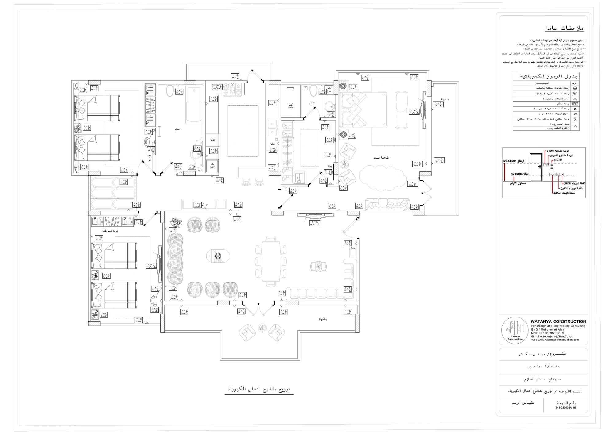RESIDENTIAL BUILDING PROJECT - DAR  AL SALAM - SOHAG - EGYPT
