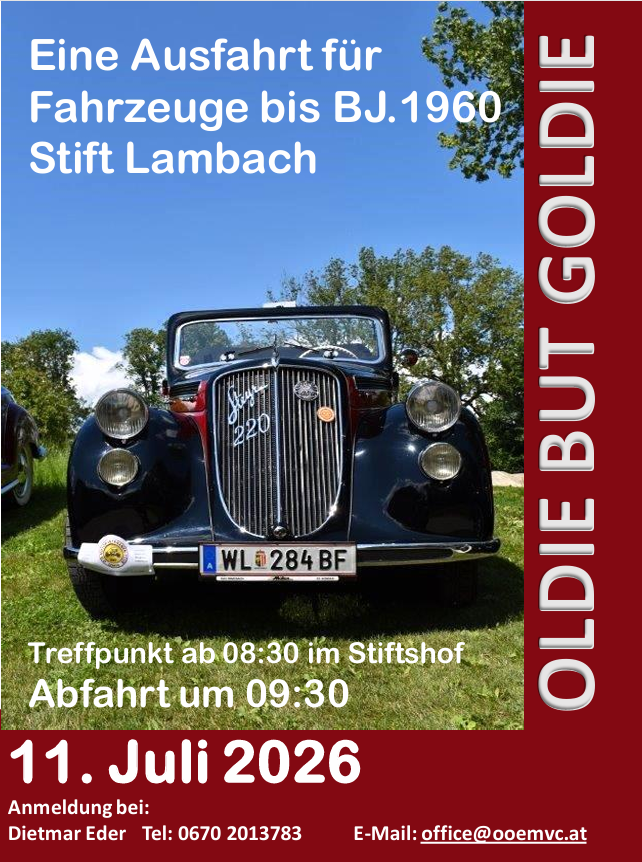 Oldie but Goldie (Ausfahrt für Fahrzeuge bis 1960)