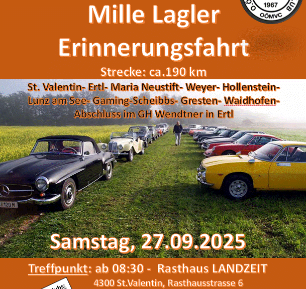 Mille Lagler Erinnerungsfahrt