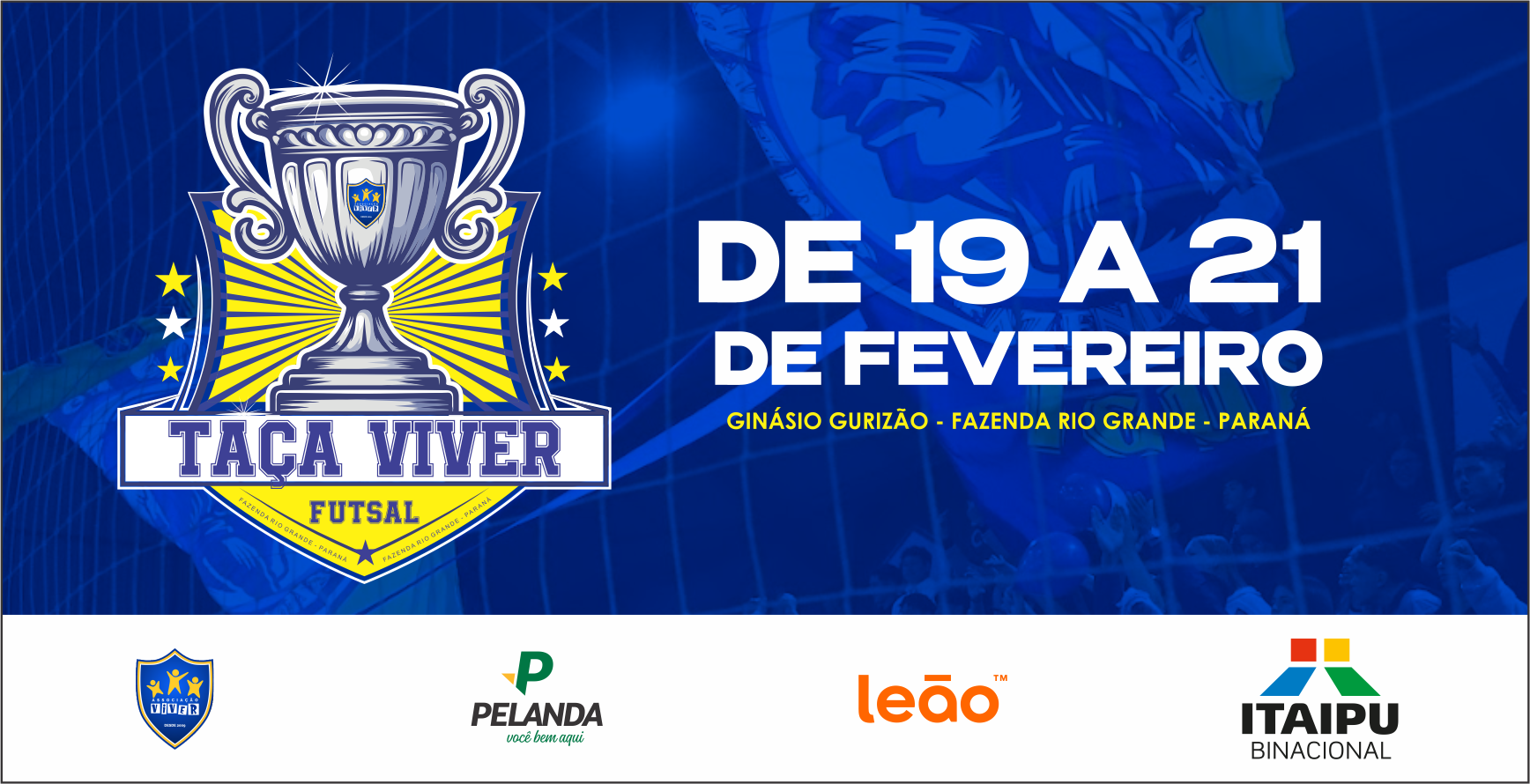 TAÇA VIVER 2026 MOVIMENTA FAZENDA RIO GRANDE E REFORÇA TRADIÇÃO DO FUTSAL PARANAENSE