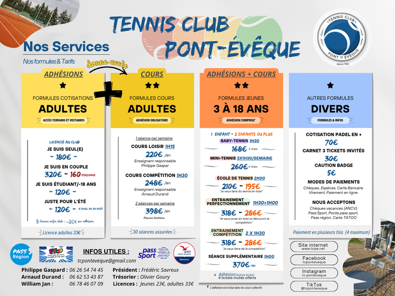 Tarifs