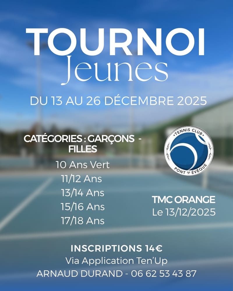 TOURNOI JEUNES 2025