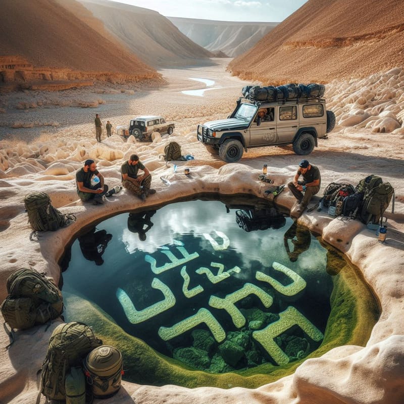 💧 נחל צין - מעיינות המדבר | מים במקום שלא אמור להיות מים