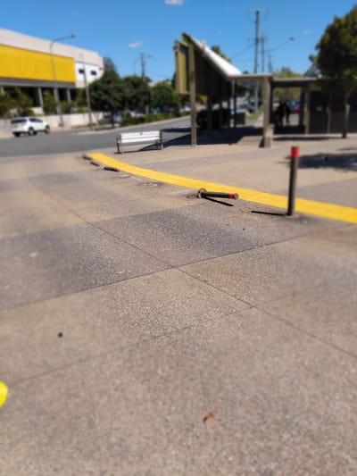 Town Square Throughway Too Narrow