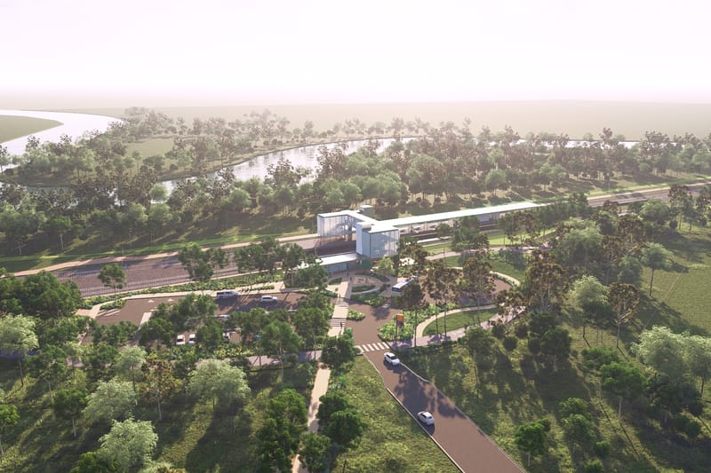 Edens Landing Station