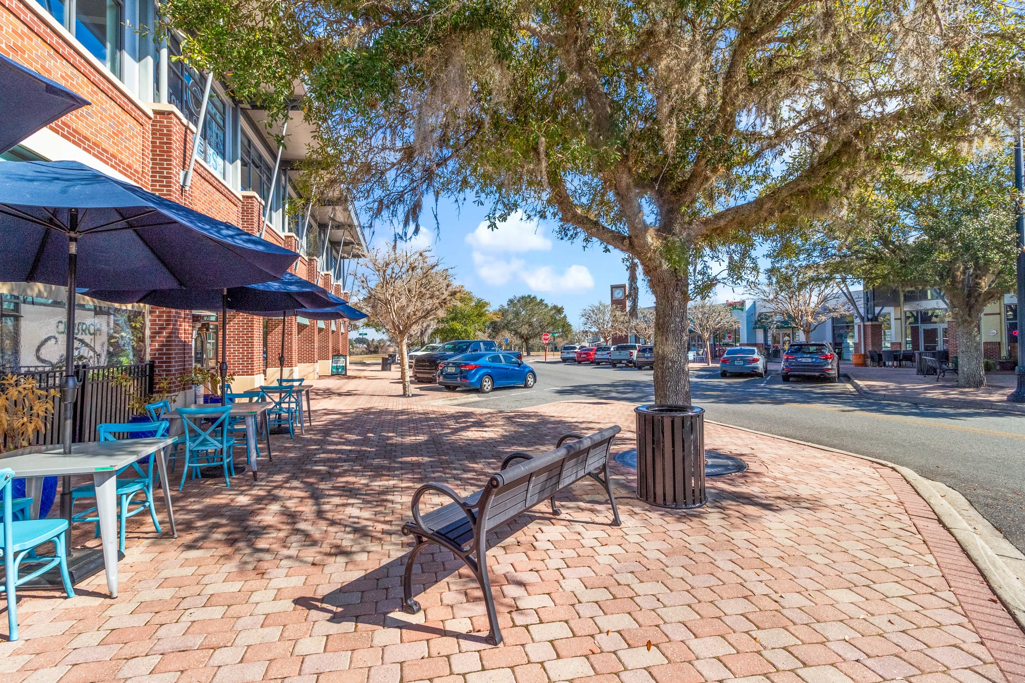 Multiple Buildings Plus Drone