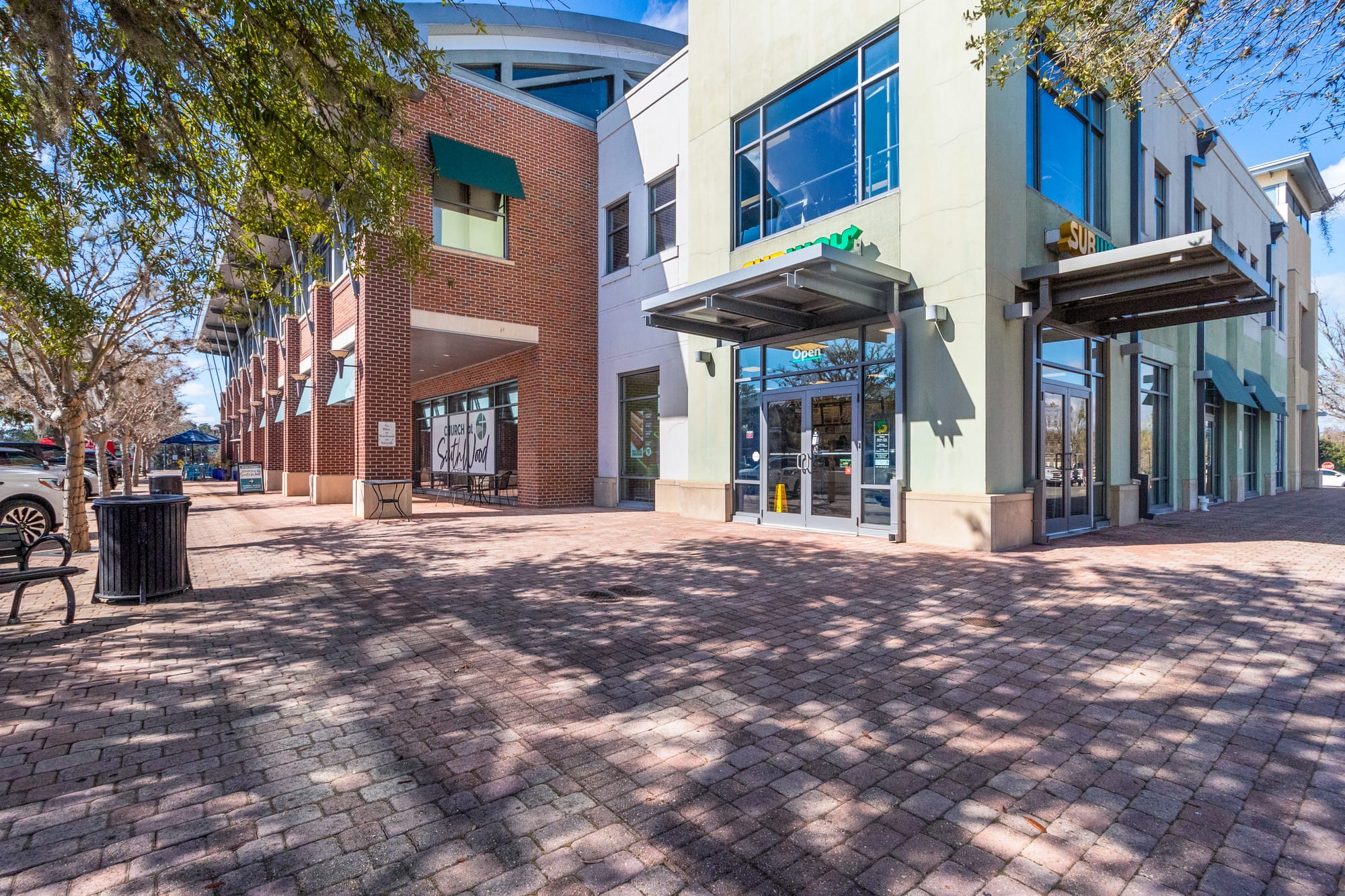 Multiple Buildings Plus Drone