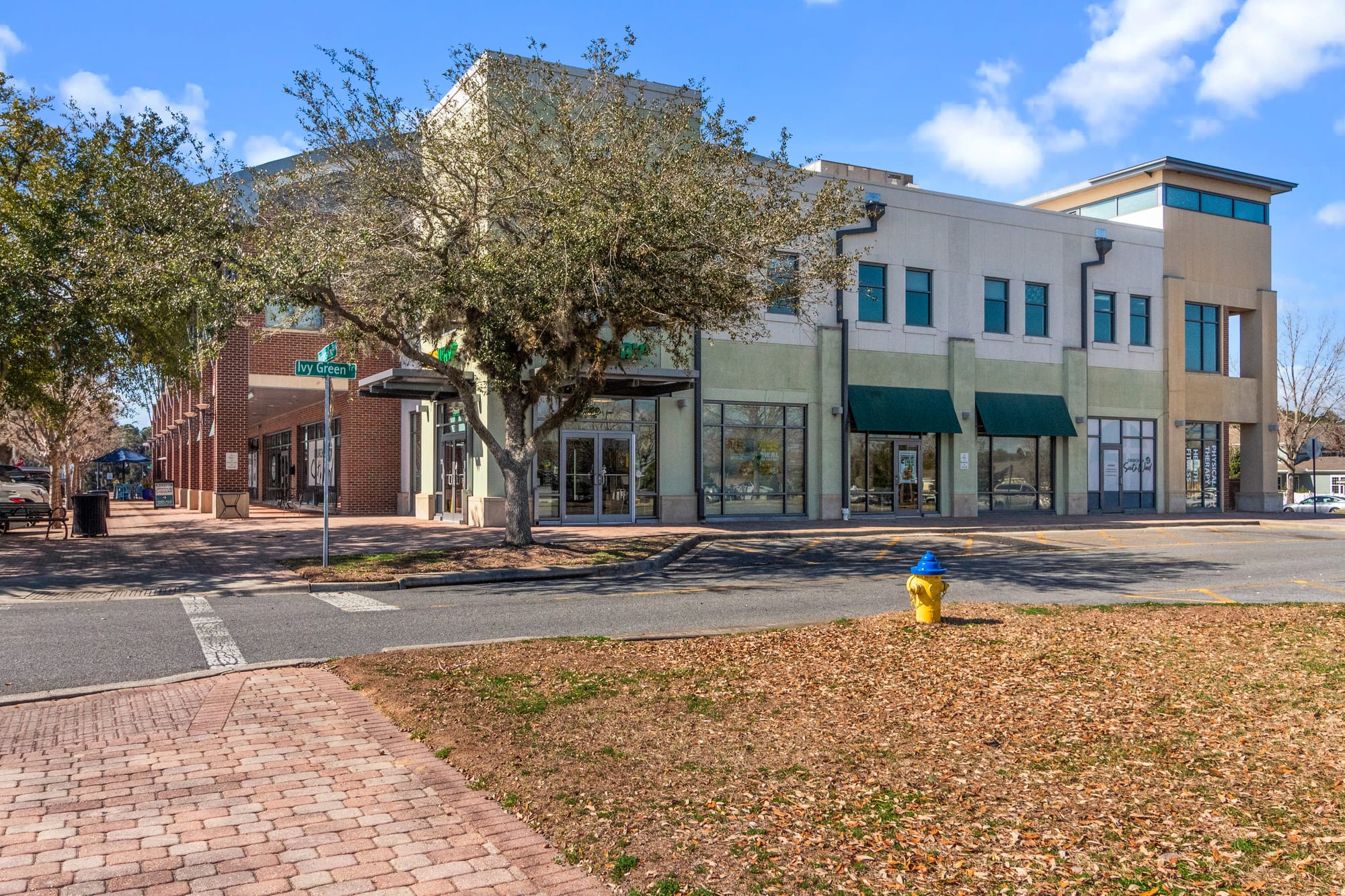 Multiple Buildings Plus Drone