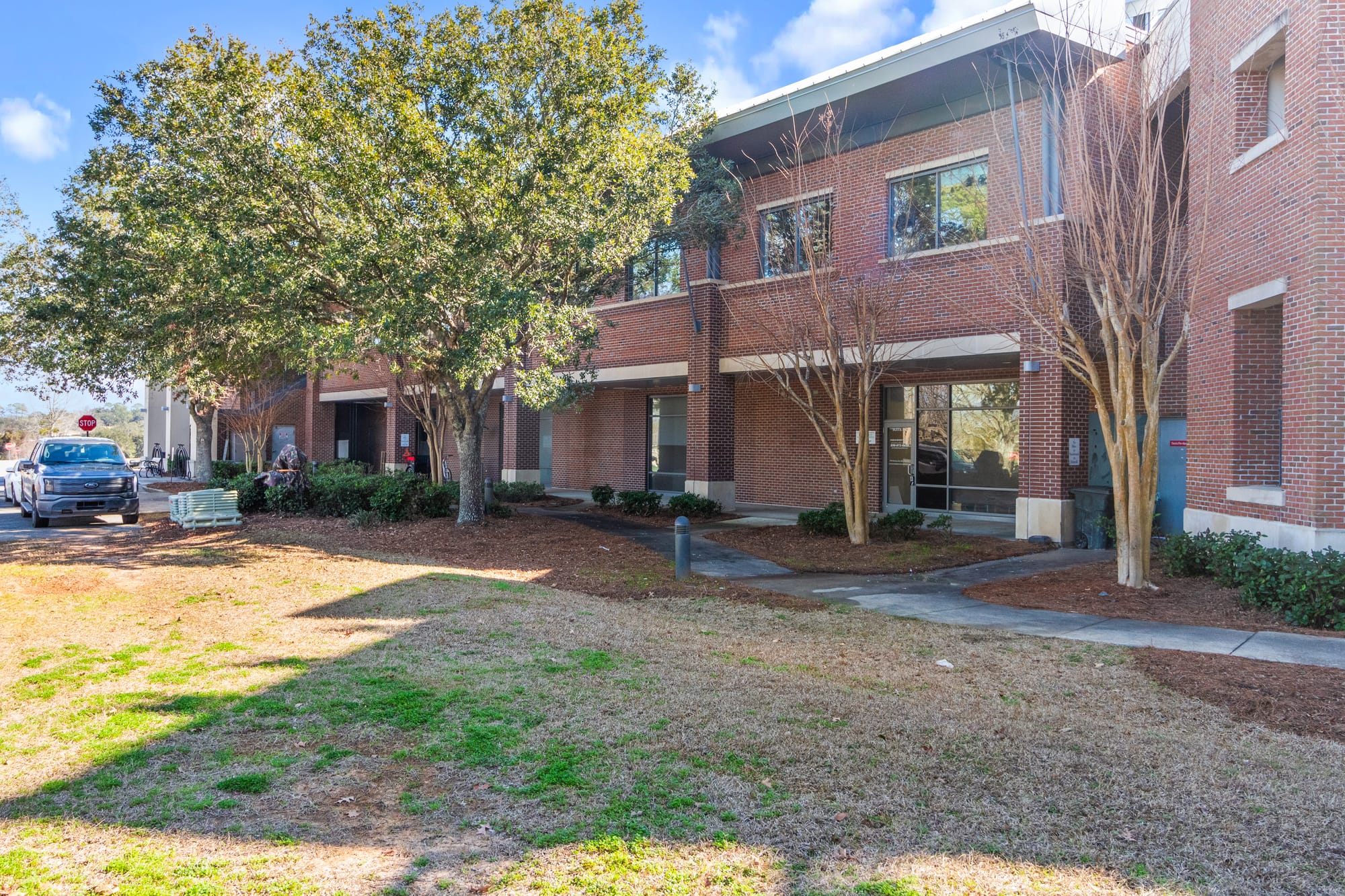 Multiple Buildings Plus Drone
