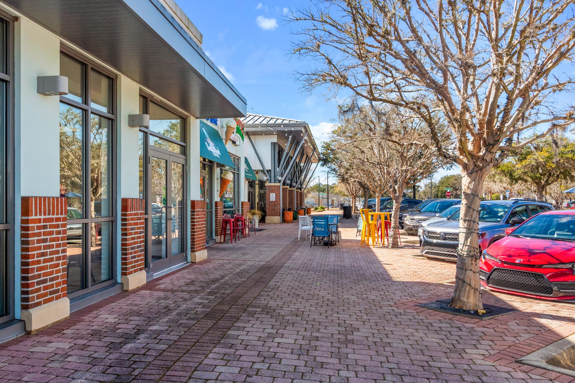 Multiple Buildings Plus Drone