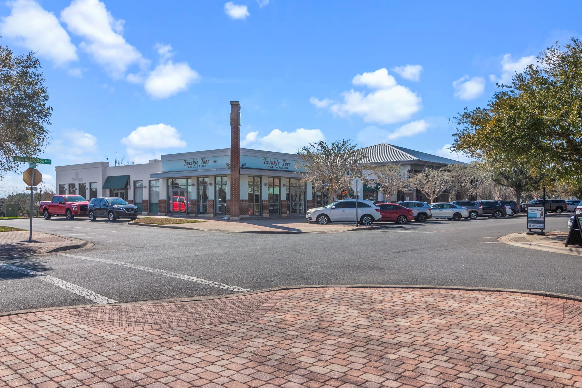 Multiple Buildings Plus Drone