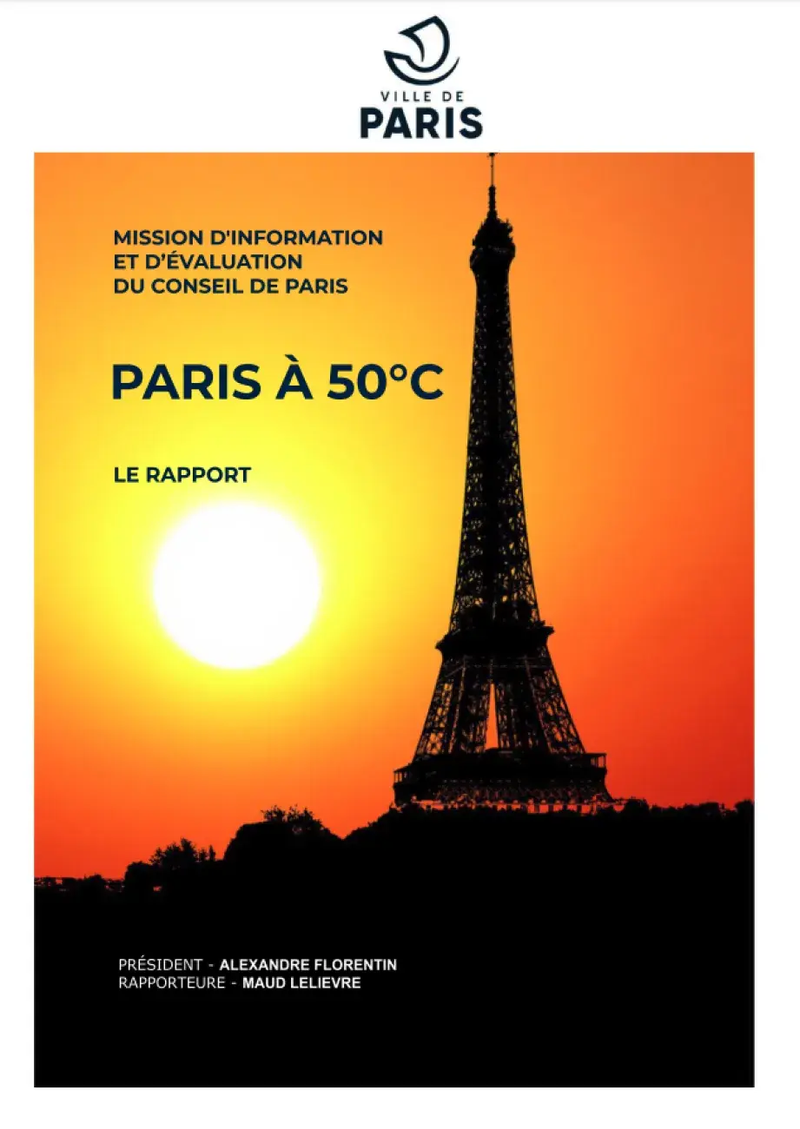 Paris is preparing for heat waves of the future – with temperatures possibly as high as 50°C (122° F).