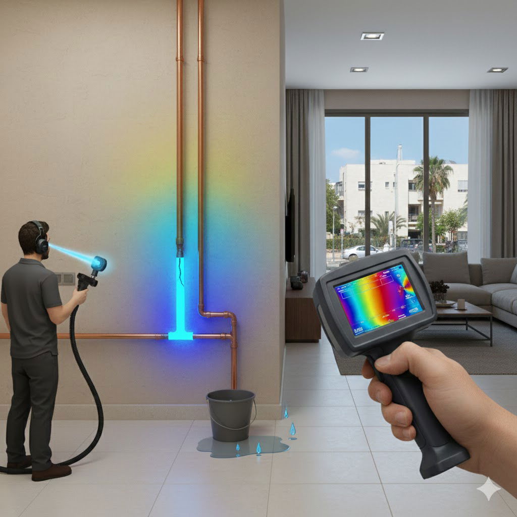 🔍 איתור נזילות בכפר סבא: המדריך המלא לגילוי רטיבות ותיקון צנרת בשיטת אל הרס