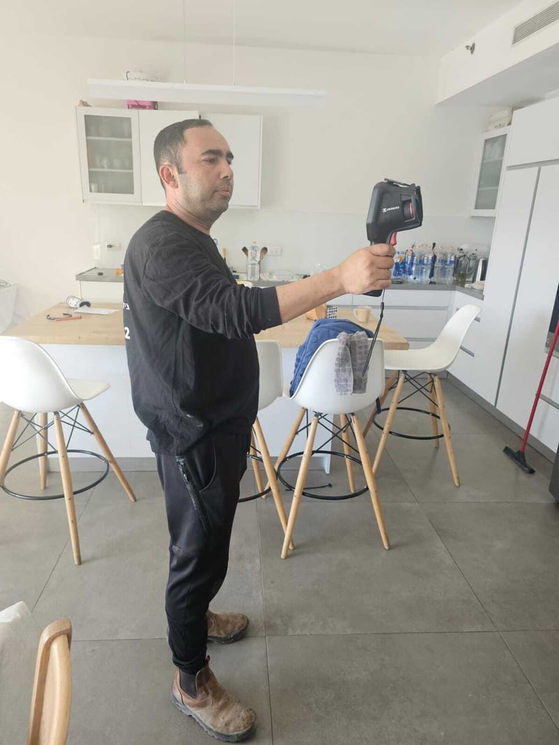 איתור נזילות מים וגז