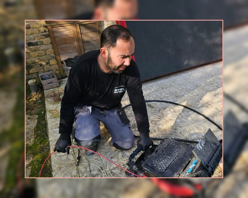 צילום קווי ביוב /מרזב