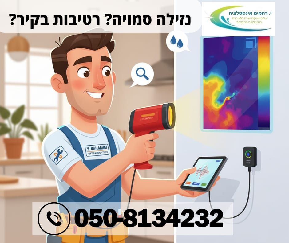 נזילה סמויה באור יהודה? רטיבות בקיר באור יהודה?