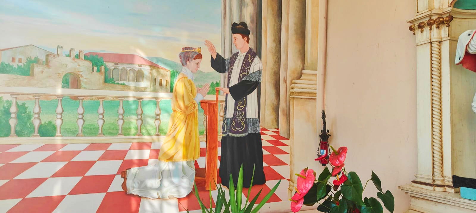 Affreschi sacello di san Giovanni Nepumiceno ad Arcole