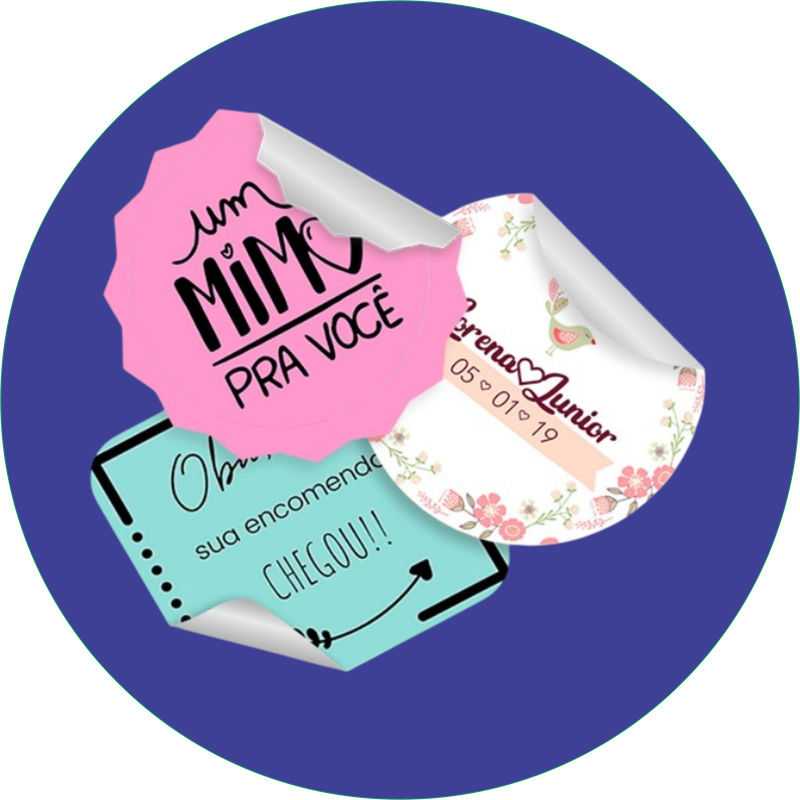 RÓTULOS ADESIVO, VINIL OU PAPEL