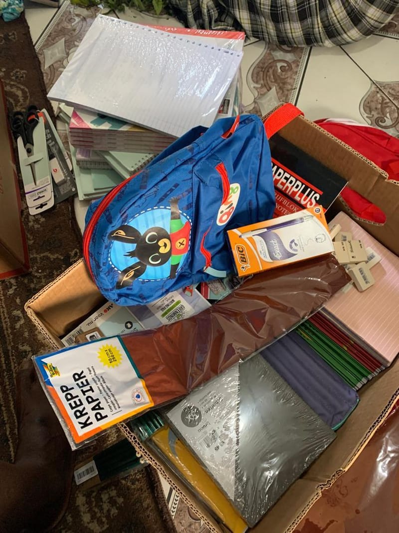 Schoolspullen gearriveerd