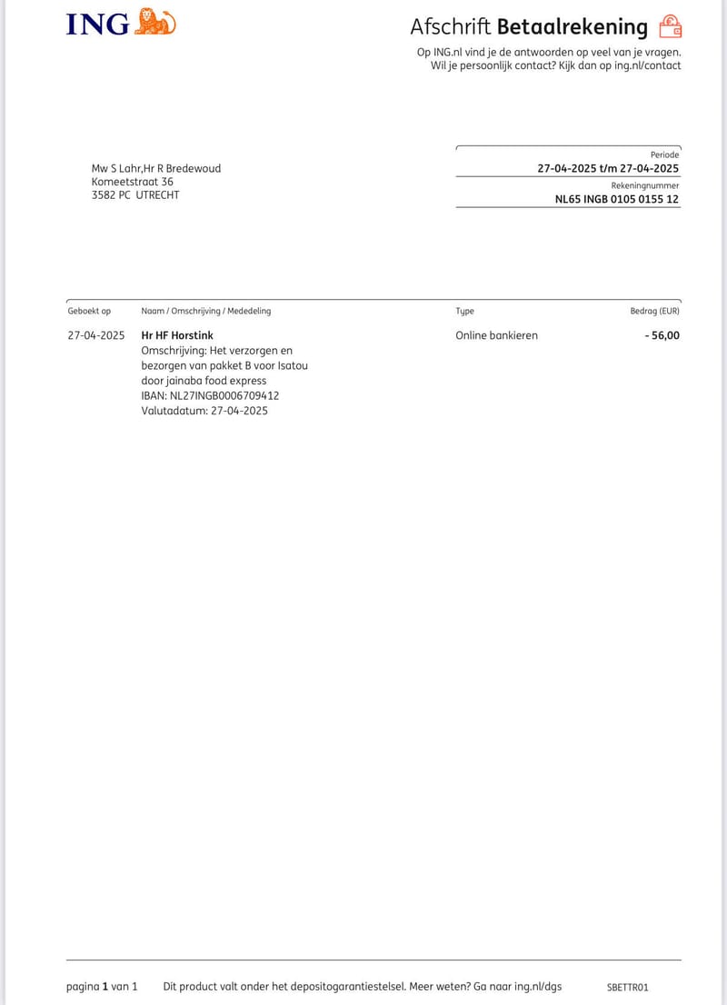 Voedselpakket