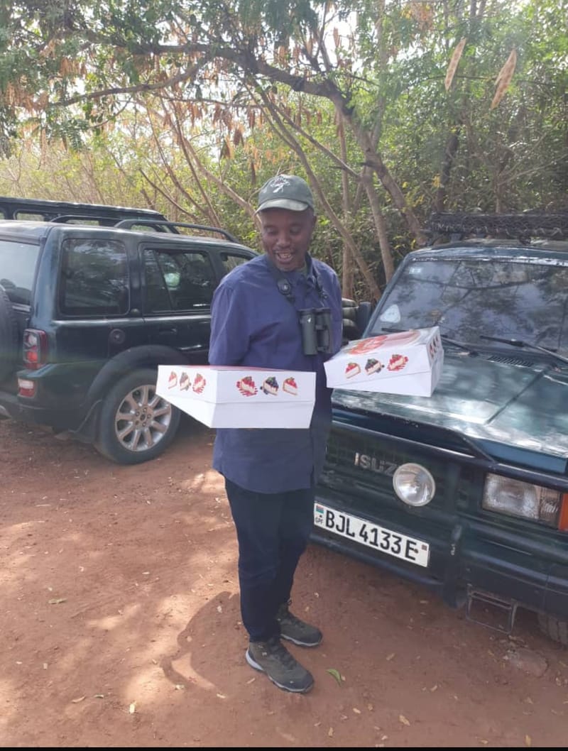 Voedselpakket voor Alieu