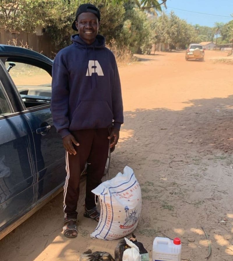 Voedselpakket voor Gibbe