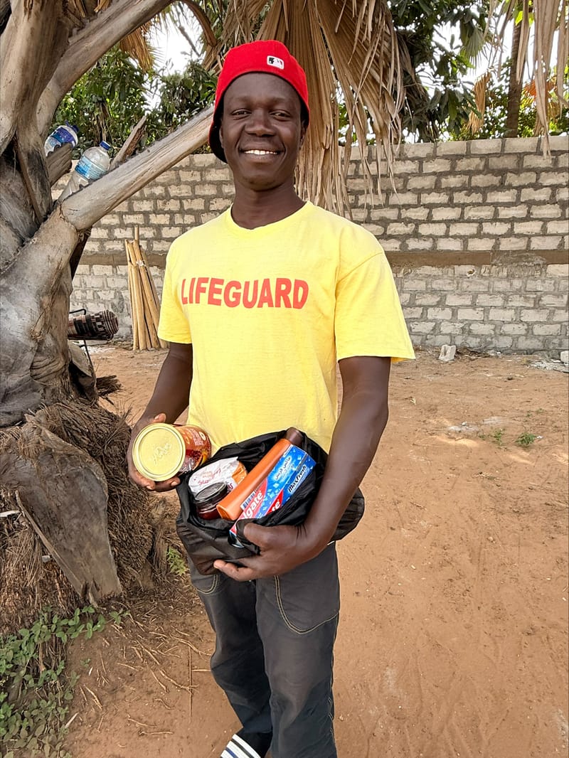 Supermarkt oa lolly en snoepjes, boodschapjes voor Gibbie