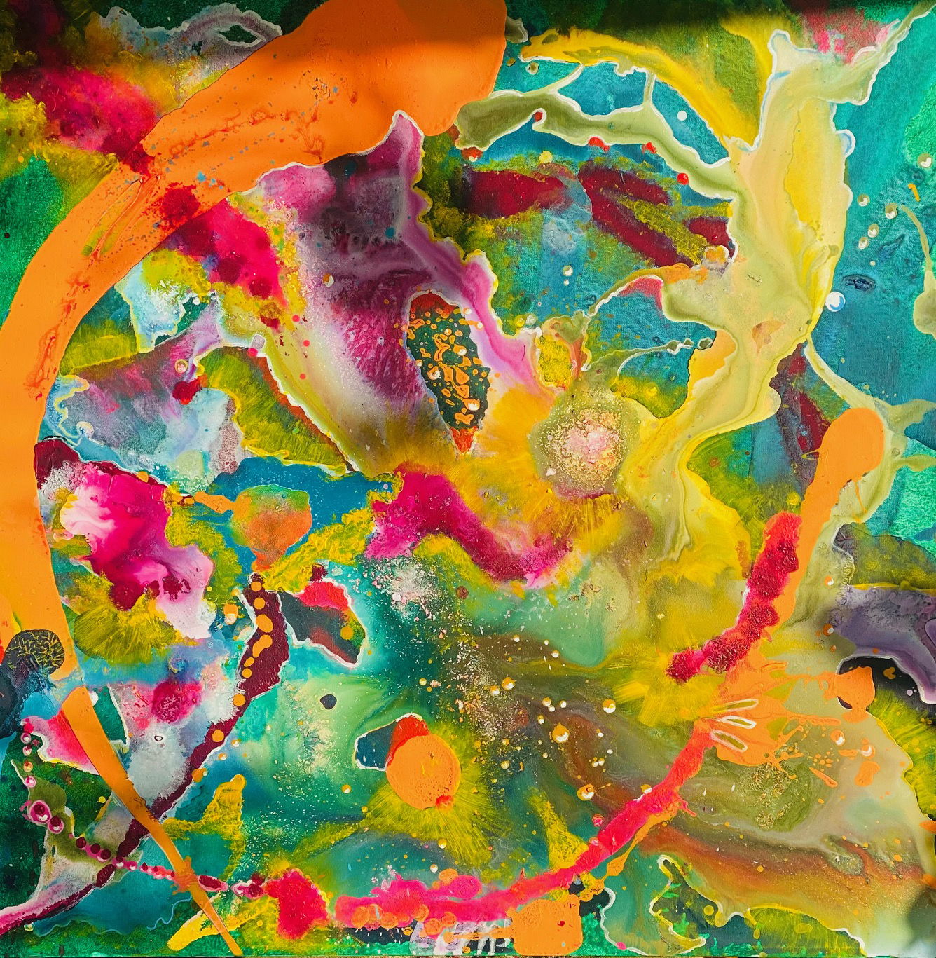Forests magic 100 x 100 cm.