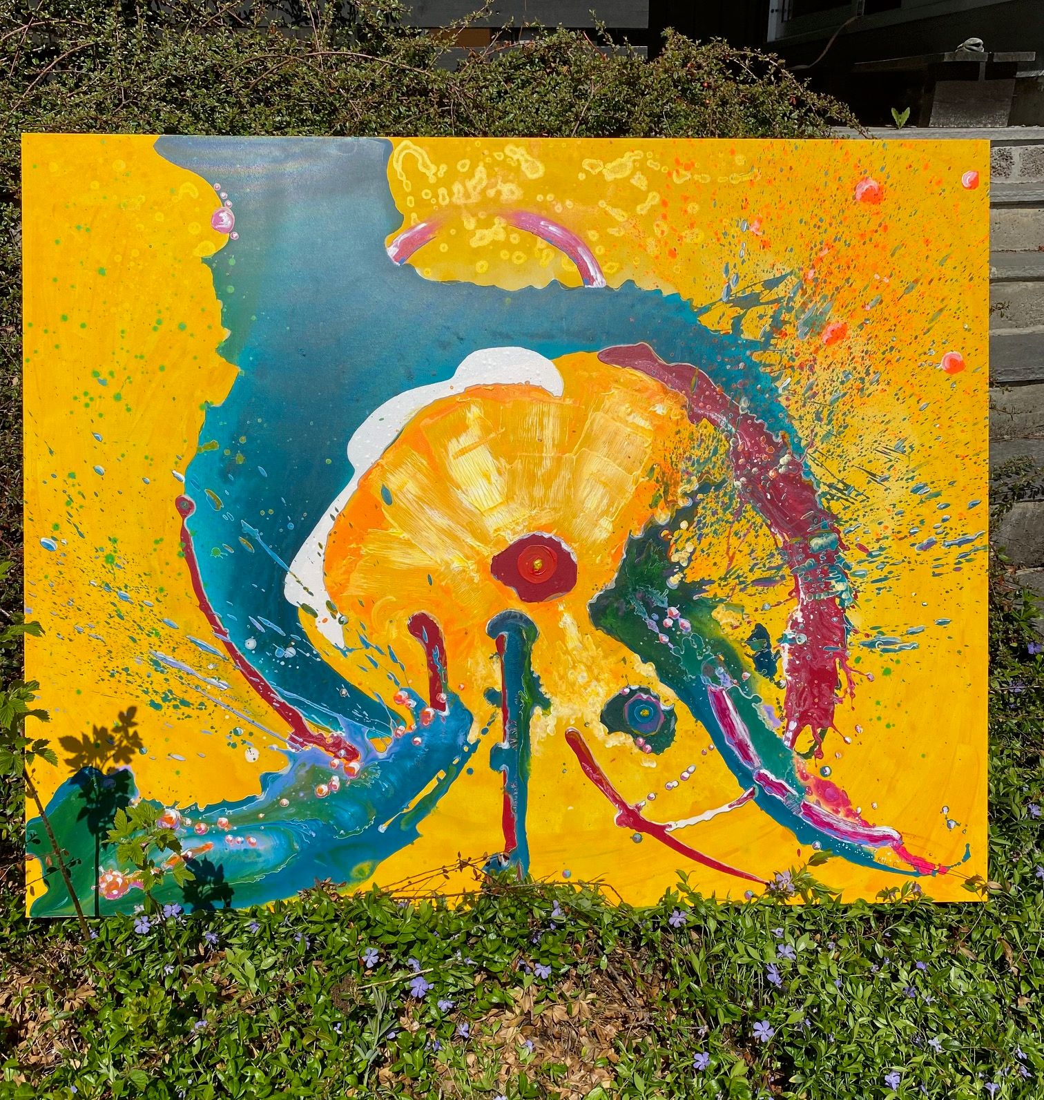 " The Voice " 150 x 120 cm.