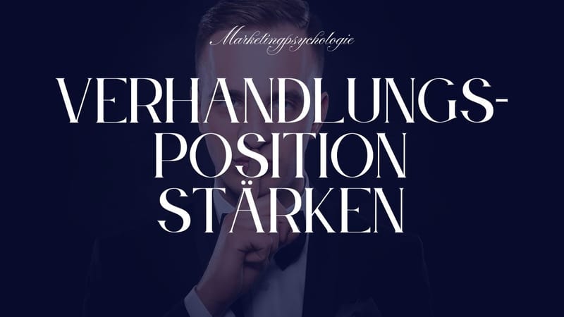 Halten Sie inne, nachdem Ihr Gegenüber ein Angebot gemacht hat