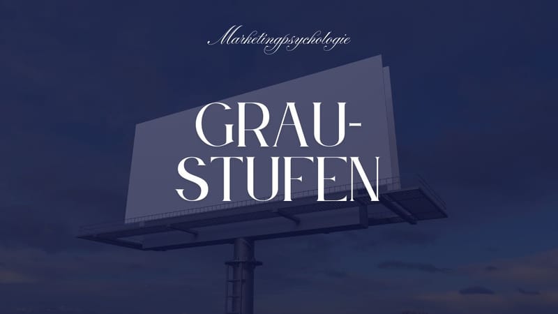 Anzeigengestaltung: Das Problem in Graustufen darstellen